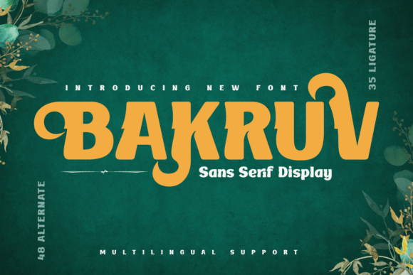 Bakruv: Bridging the Gap Between Classic Serif Tradition and Modern Design