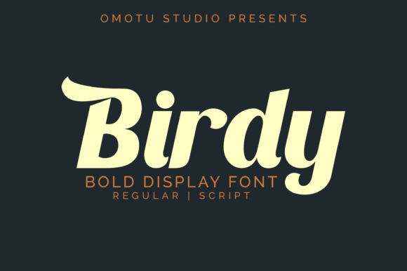 Birdy: A Bold Display Font for Modern Branding