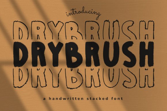 Elevating Brand Identity: The Strategic Impact of the Drybrush Display Font