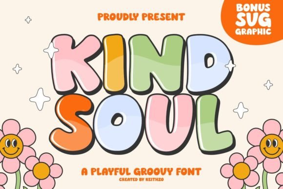 Kind Soul: The Bold, Expressive Font Bridging Playful Creativity and Professional Design
