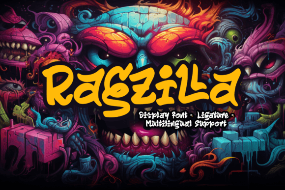 Ragzilla: The Bold Graffiti Font for Striking Designs
