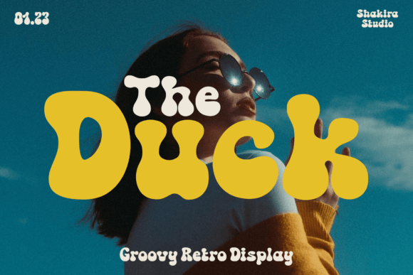 The Duck: Integrating a Groovy Retro Font into Modern Creative Workflows