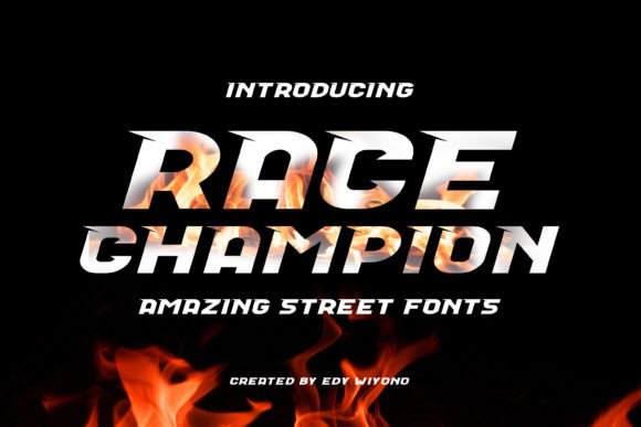 Unleashing Speed and Style with Race Champion Typography