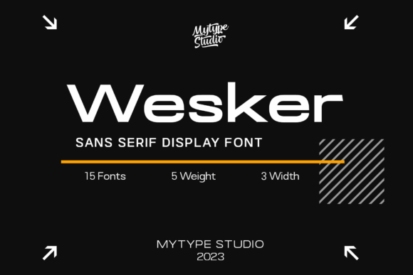 Wesker: A Versatile Sans Serif Display Font Collection