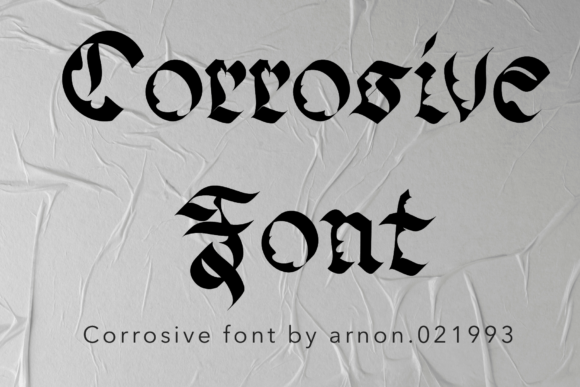 Why Corrosive Is the Quirky Display Font Your Next Project Needs