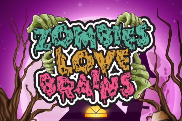 Why Zombies Love Brains Is the Perfect Font for Your Next Spooky Project